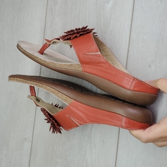 Mephisto Womens Air Relax Comfort Sandals Flip Flop shoes sz 37 US 7 - Picture 5 of 10